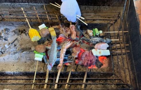 Mt. Fuji Sanrokuen, Irori grilling