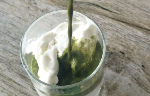 matcha affogato