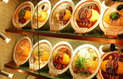 Plastic food in Japan